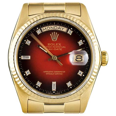 rolex maroon dial